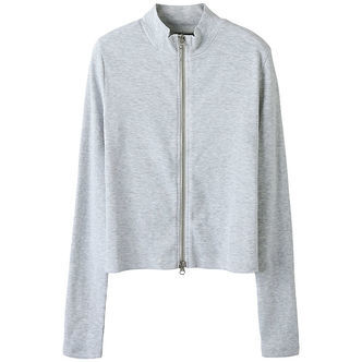 LMTD Cardigan - Rib - NlfHinaja - Light Grey Melange