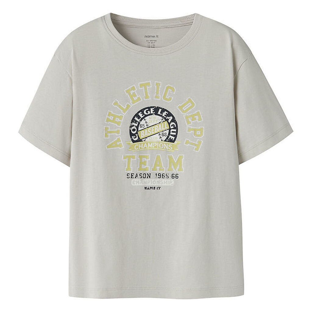 Name It T-shirt - NkmVilogo - Pumice Stone/Team