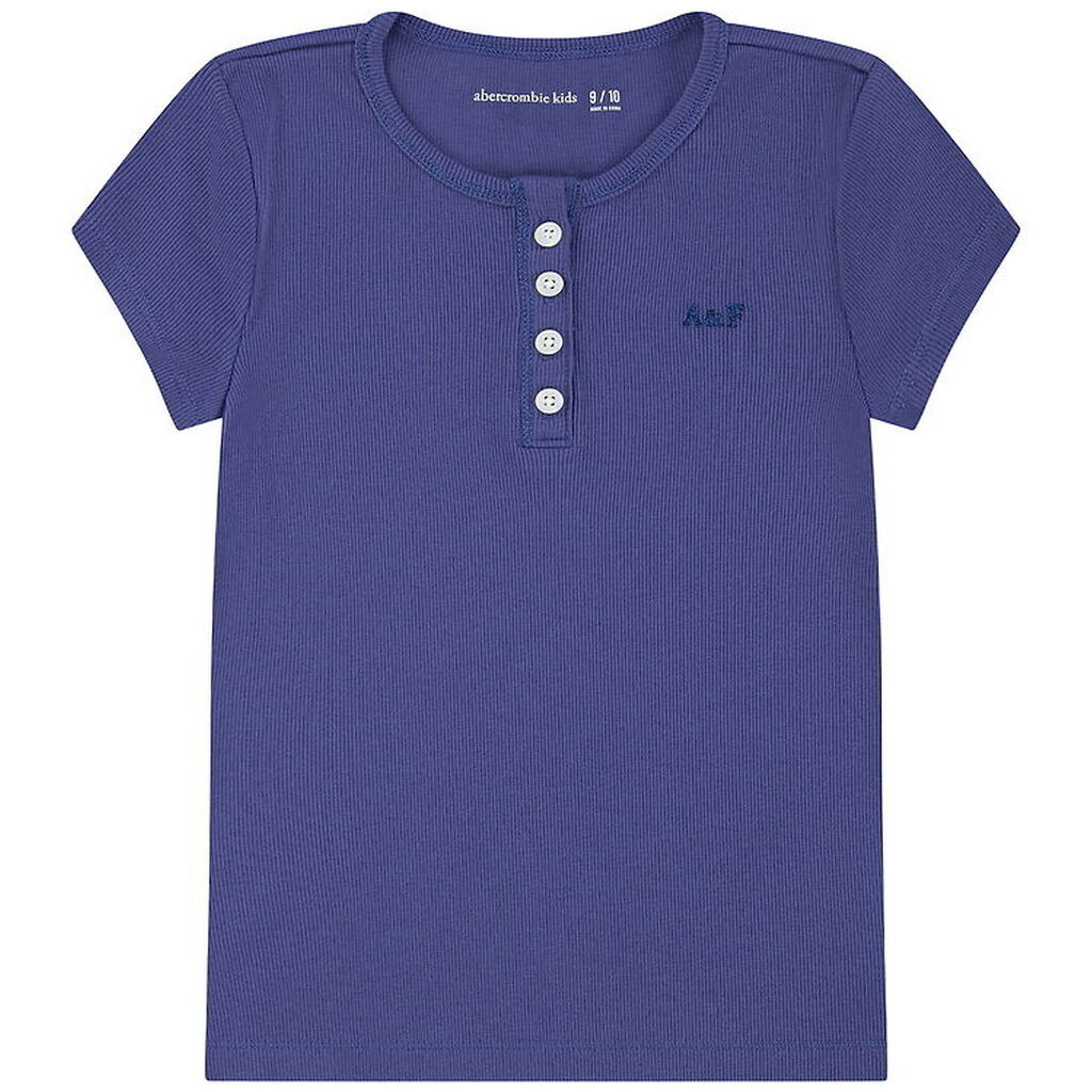 Abercrombie & Fitch T-shirt - Rib - Skipper Blue