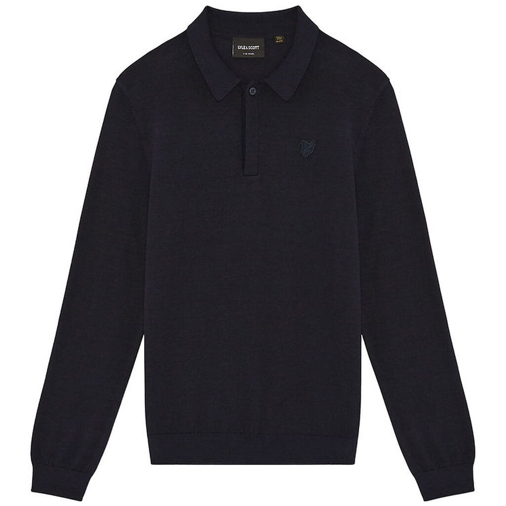 Lyle & Scott Polobluse - Strik - Dark Navy