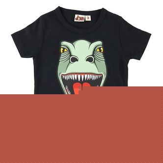 DYR-Cph T-shirt - DYRHowl - Sort m. T-Rex