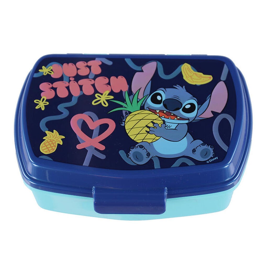 Disney Stitch Madkasse - 13x16 cm - Blå