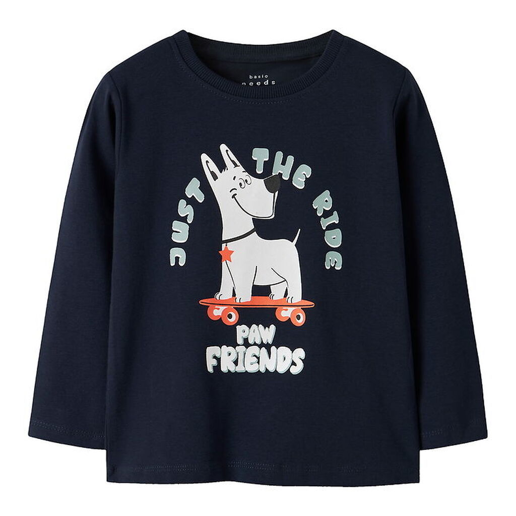 Name It Bluse - NmmVux - Navy Blazer/Skate Dog