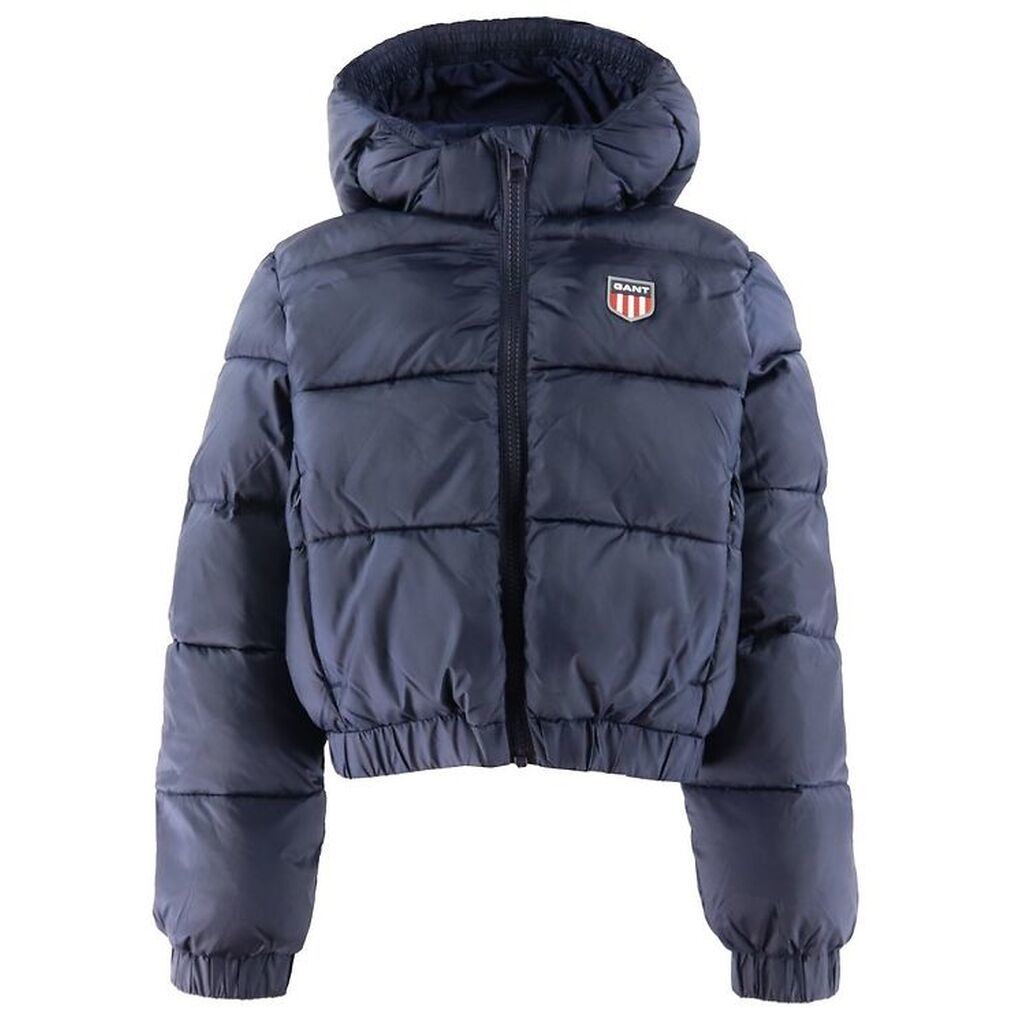 GANT Dynejakke - Retro Shield - Evening Blue