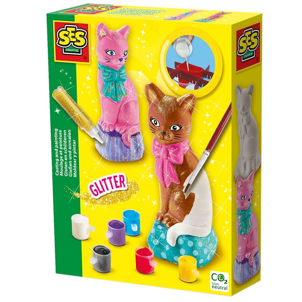 SES Creative - Støb & Mal - Kat