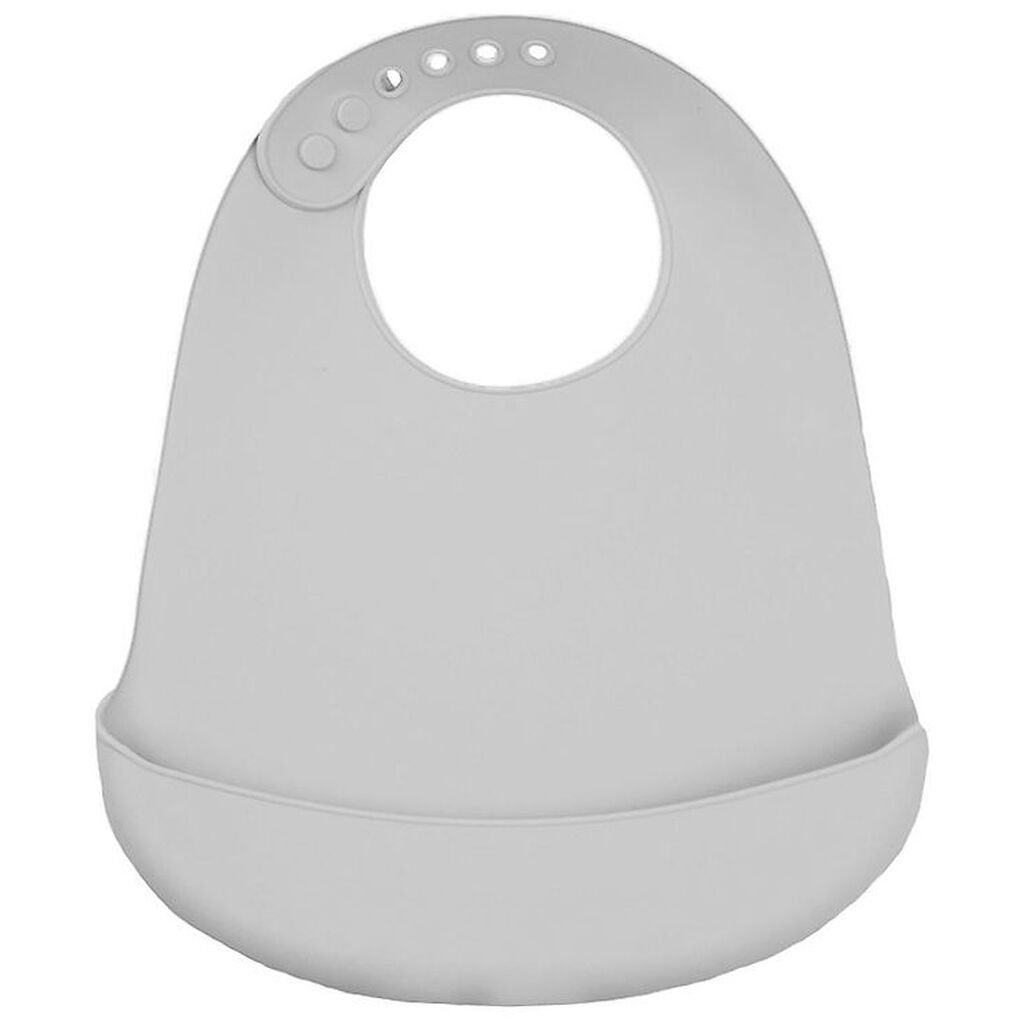 Tiny Tot Hagesmæk - Silikone - Støvet Gråblå