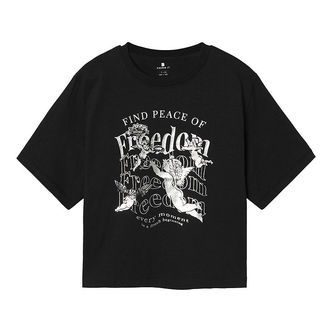 Name It T-shirt - NkfRusa - Sort m. Print