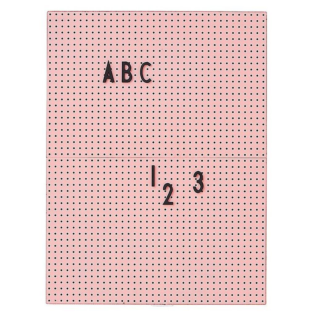 Design Letters Tavle - A4 - Pink