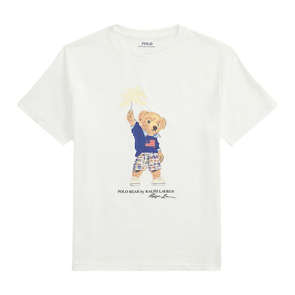 Polo Ralph Lauren T-shirt - Hvid m. Bamse