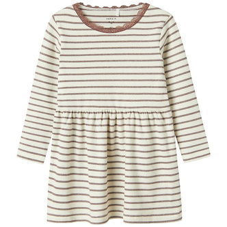 Name It Kjole - Rib - Nmfnette - Peppercorn