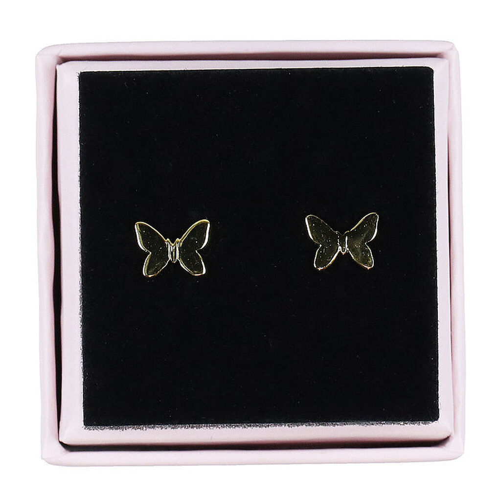 MillaVanilla Øreringe - Sommerfugl - Guld