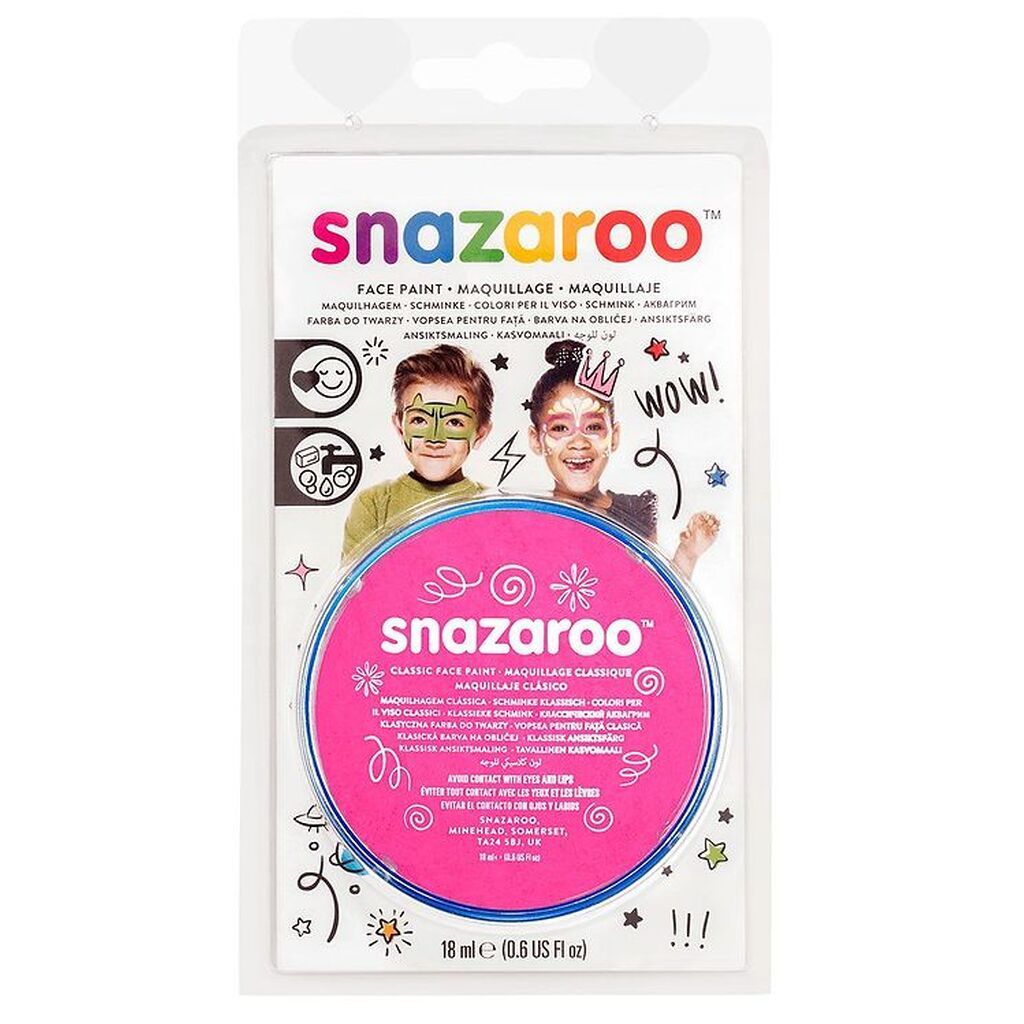 Snazaroo Ansigtsmaling - 18 ml - Bright Pink