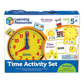 Learning Resources Aktivitetslegetøj - Lær Klokken - 41 Dele