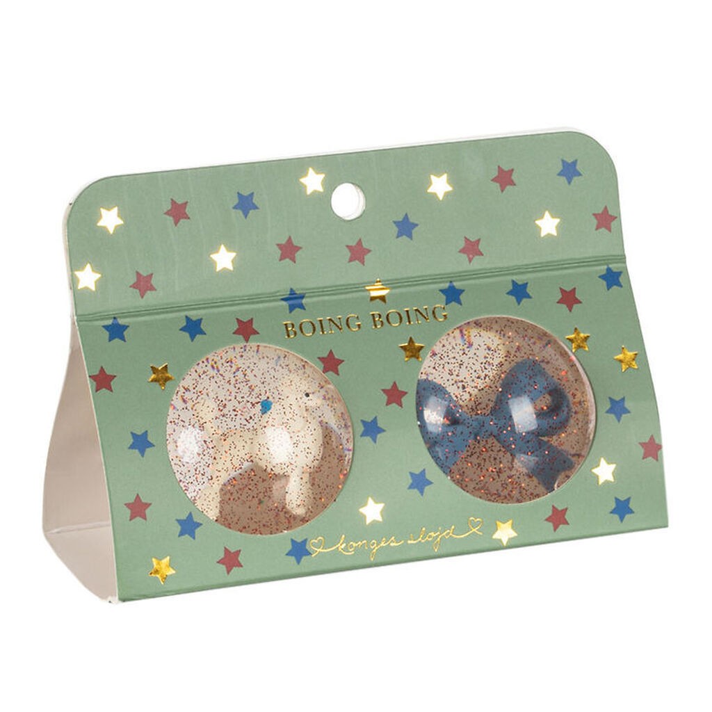 Konges Sløjd Hoppebolde - 2-pak - Poodle/Bow