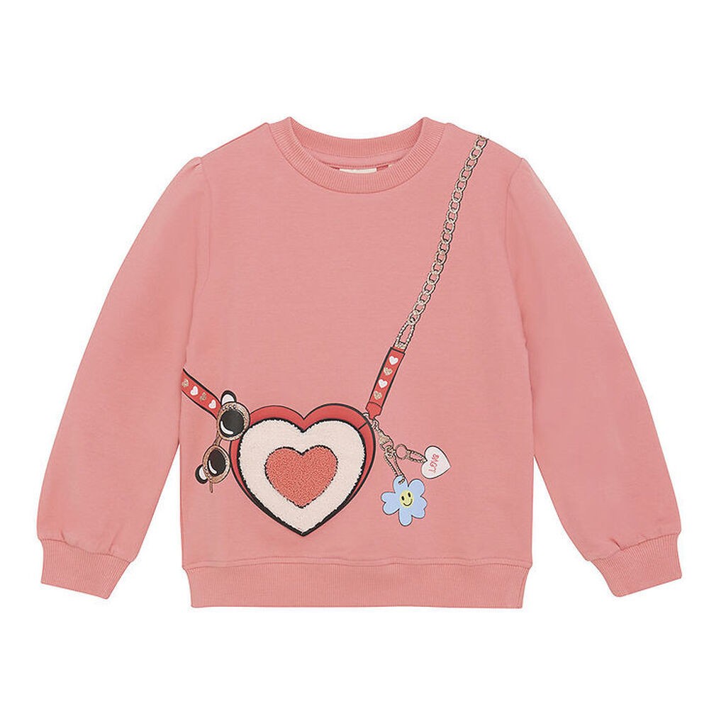 Minymo Sweatshirt - Strawberry Ice m. Print