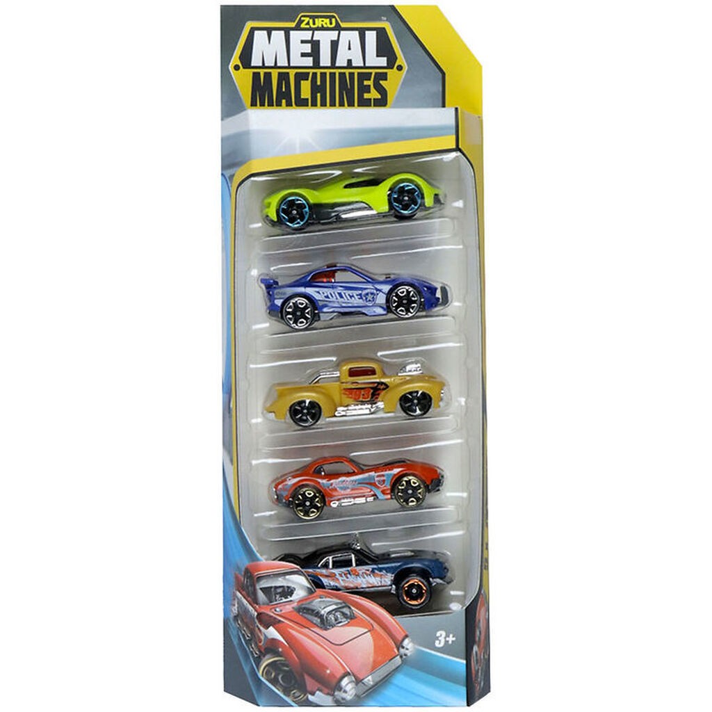 Metal Machines Biler - 5-pak - S2