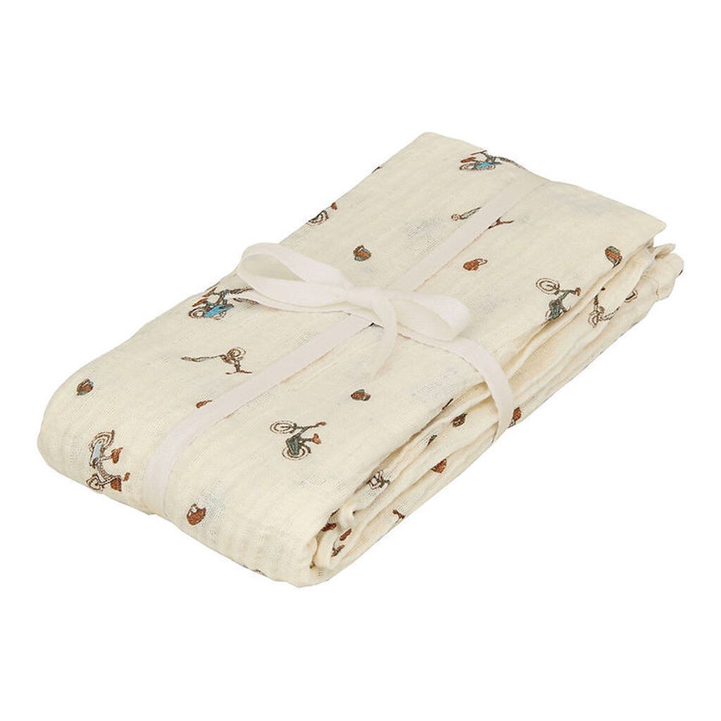 Cam Cam Babysvøb - 120x120 cm - Bicycles