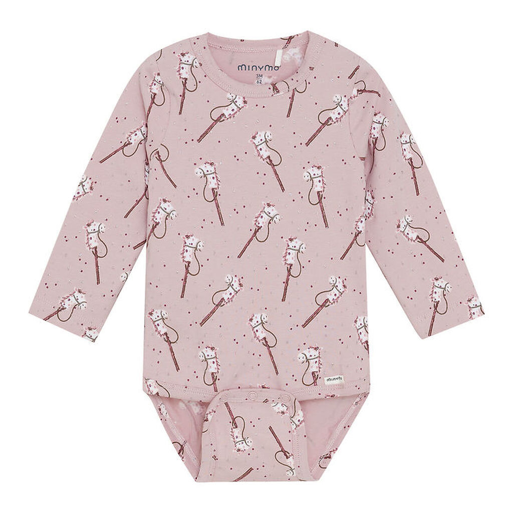 Minymo Body l/æ - AOP - Shadow Gray