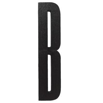 Design Letters Træbogstaver - B - Sort