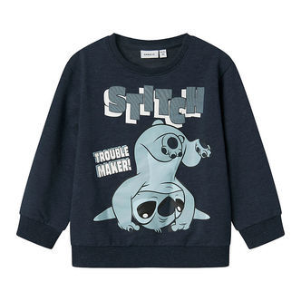 Name It Sweatshirt - NmmJasp - Stitch - navy Blazer