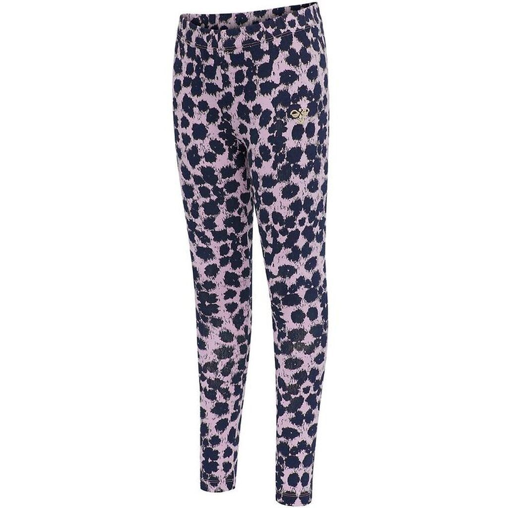 Hummel Leggings - hmlBadia - Lilla/Blå