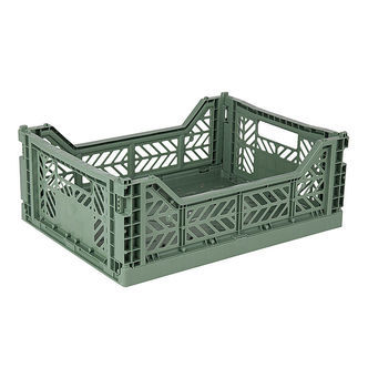 Aykasa Foldekasse - 40x30x15 cm - Midi - Almond Green
