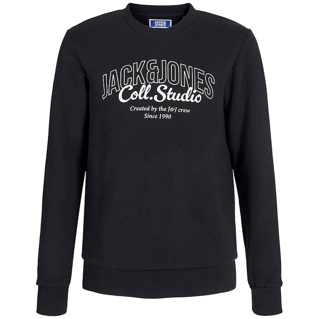 Jack & Jones Sweatshirt - JjMakoto - Black/Big Print