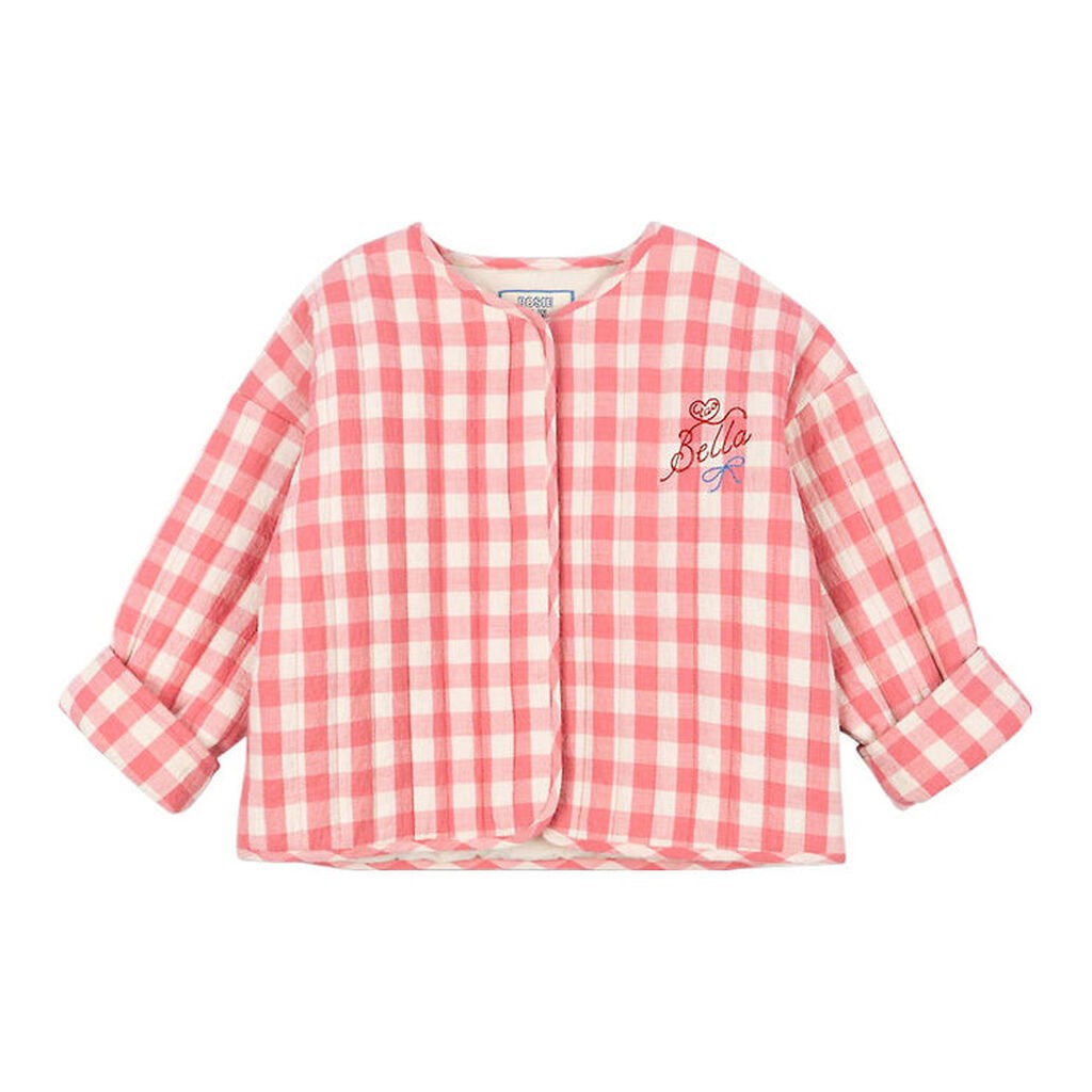 Konges sløjd x Rosie H-W Termojakke - Peach Blossom Check