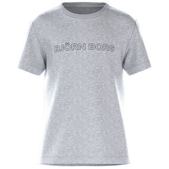 Björn Borg T-shirt - Borg Essential - Light Grey Melange