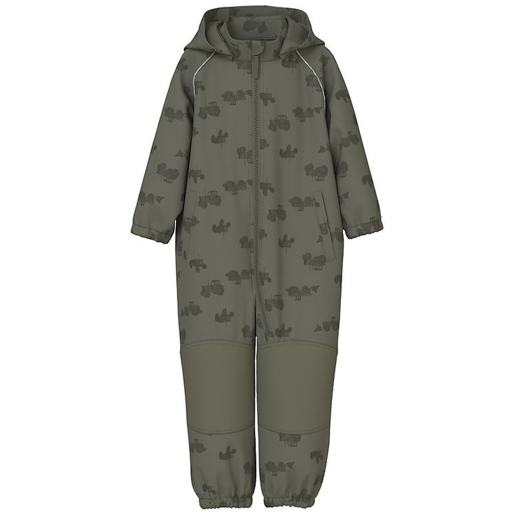 Name It Softshelldragt m. Fleece - Noos - NmmAlfa08 - Dusty Oliv