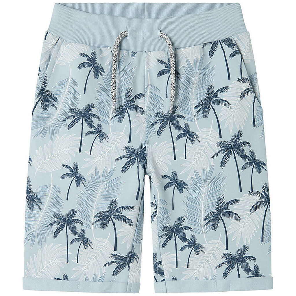 Name It Sweatshorts - Noos - NkmVermo - Celestial Blue/Palms