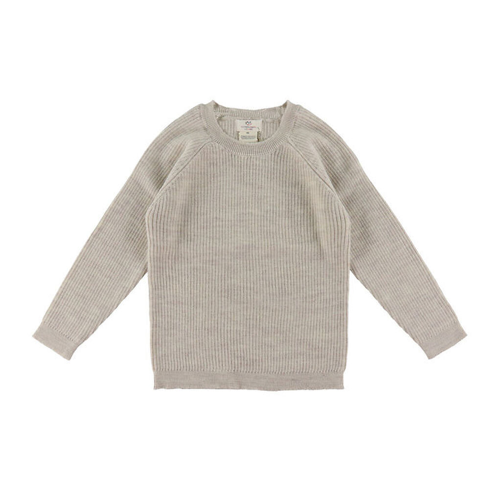 Copenhagen Colors Bluse - Uld - Pale Cream Melange