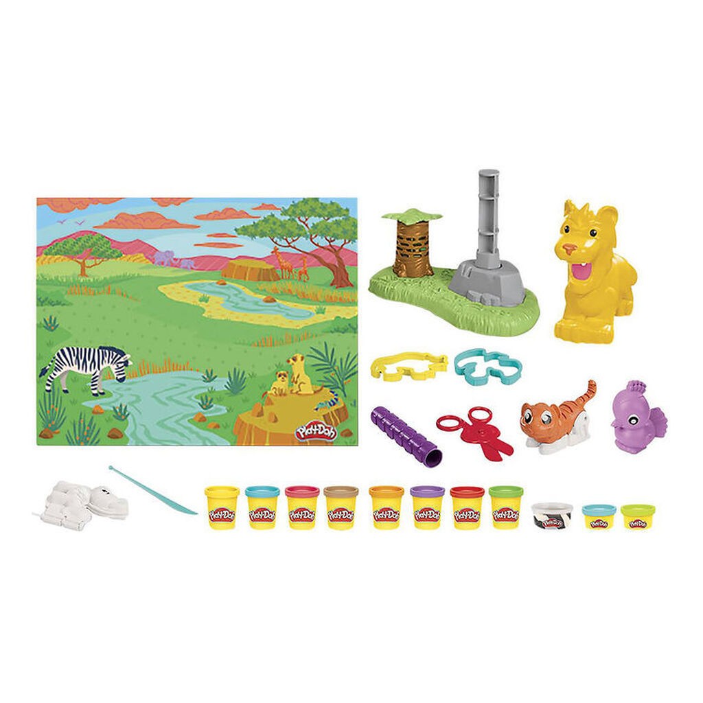 Play-Doh Modellervoks - Growin' Mane Lion And Friends