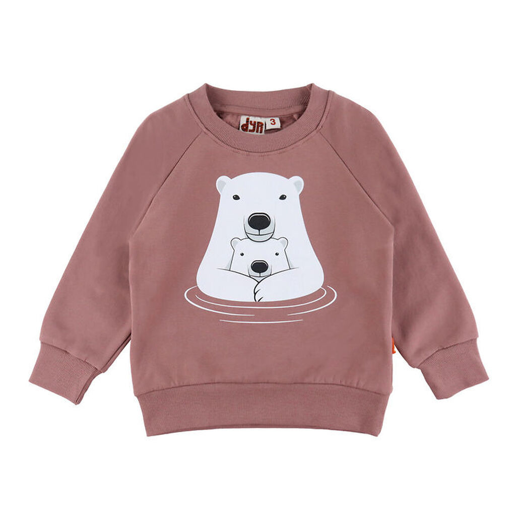 DYR-Cph Sweatshirt - Dyrbellow - Dk Rose Beige Isbjoerne Mor
