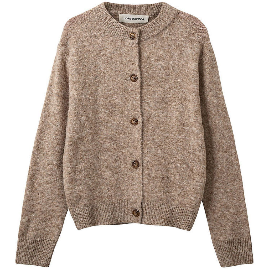 Sofie Schnoor Cardigan - Strik - MauraSY - Deer Melange