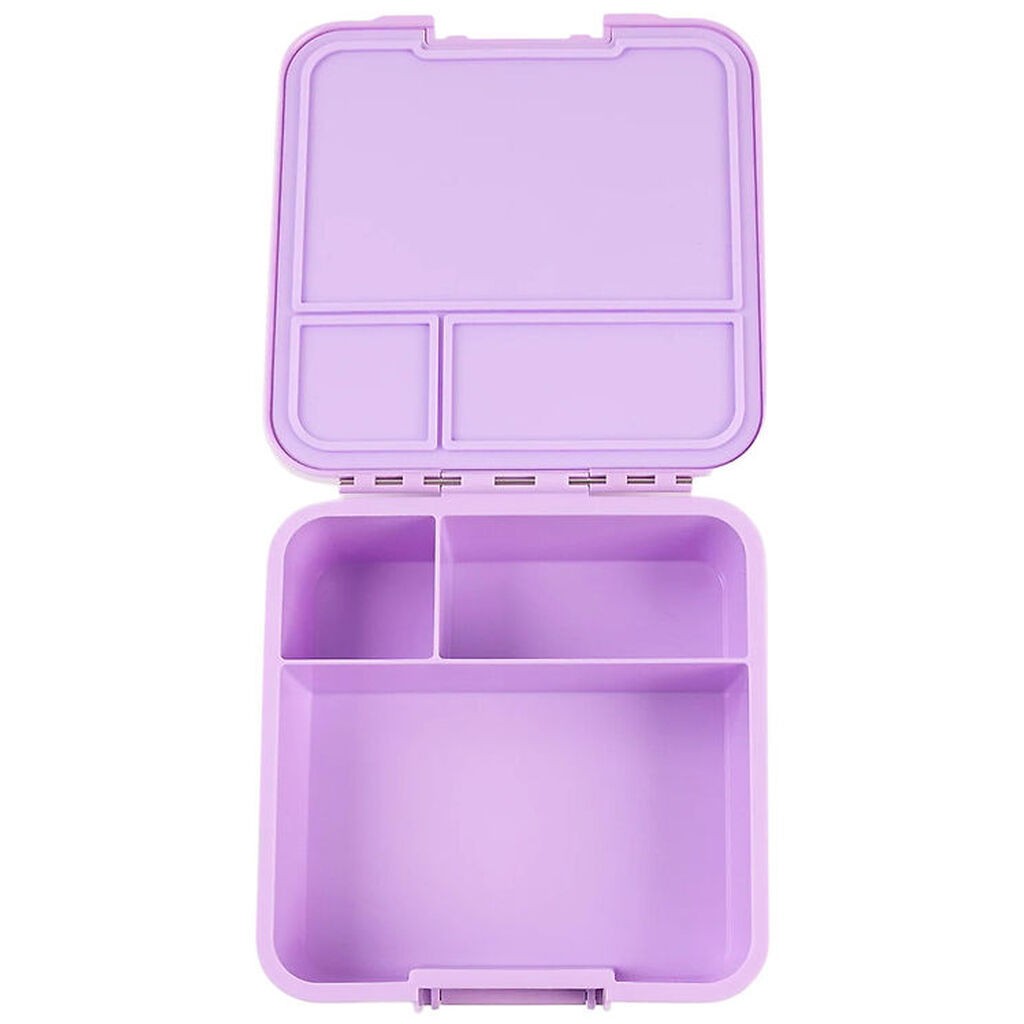 MontiiCo Madkasse m. 3. rum - Bento Three - 1 l - Lilac