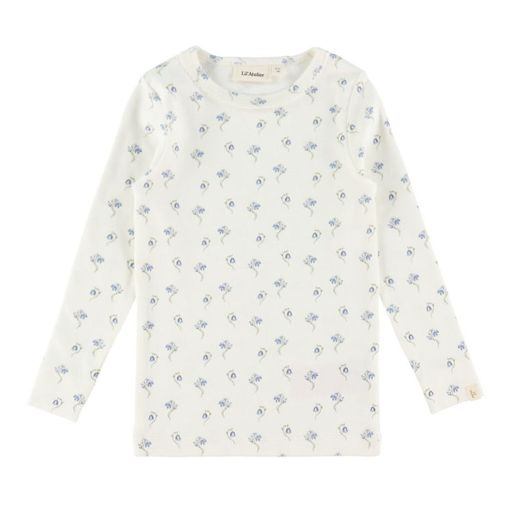 Lil' Atelier Bluse - NmfGayo - Coconut Milk/Bell Flower