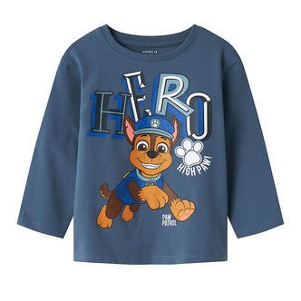 Name It Bluse - Noos - NmmJahav - Paw Patrol - China Blue m. Pri