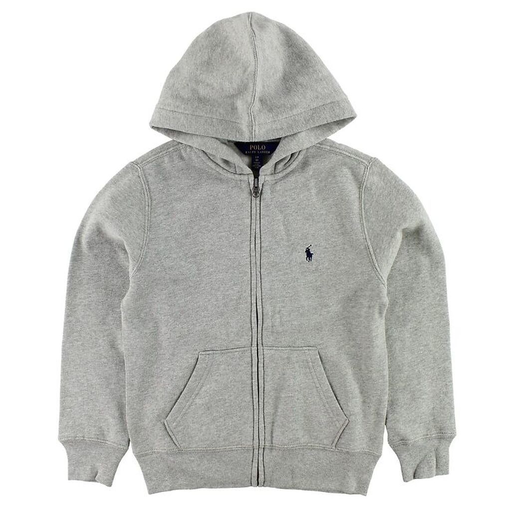 Polo Ralph Lauren Cardigan - Sweat - Gråmeleret m. Logo