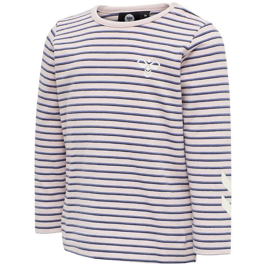 Hummel Bluse - HMLKoral - Lyserød/Lillastribet