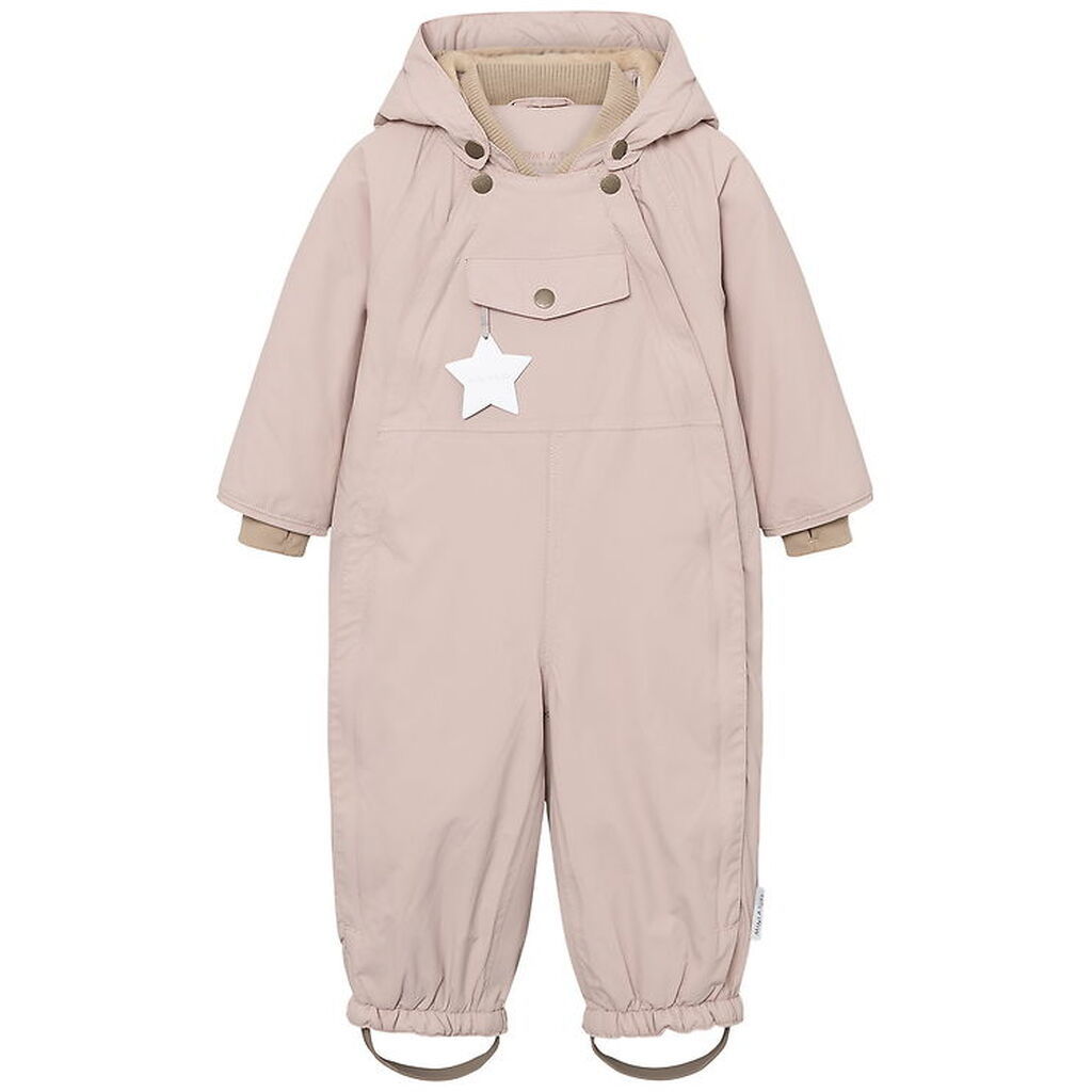 Mini A Ture Flyverdragt - MatWisti Fleece - Cloudy Rose