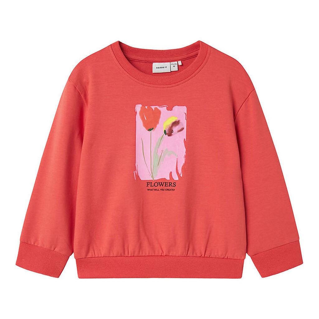 Name It Sweatshirt - NmfFatima - Spiced Coral