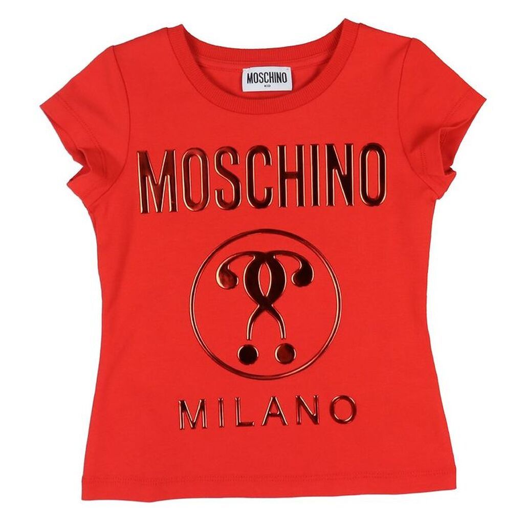 Moschino T-shirt - Rød m. Logo