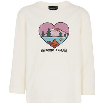 Emporio Armani Bluse - Off White m. Hjerte