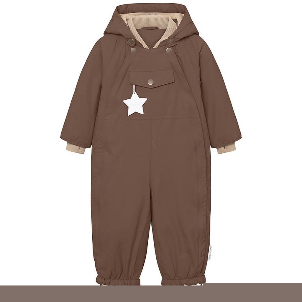 Mini A Ture Flyverdragt - MatWisti Fleece - Chestnut Brown