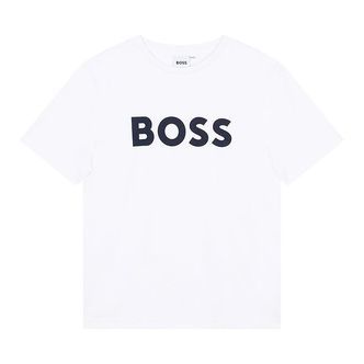 BOSS T-shirt - Hvid m. Navy