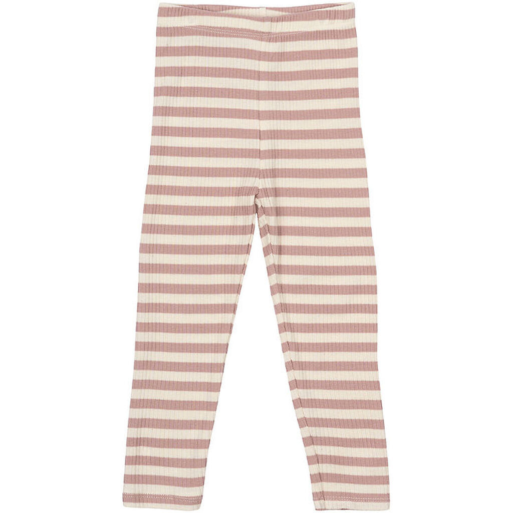 The New Siblings Leggings - Rib - TnsbFro - Adobe Rose Striped