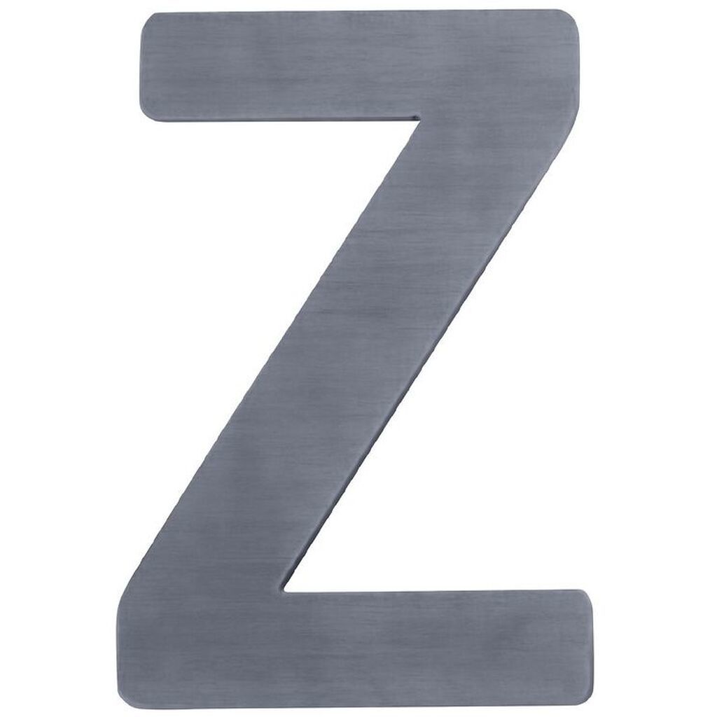 Sebra Træbogstaver - Z - Grå