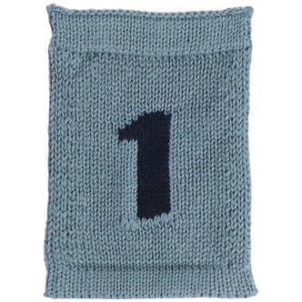 Smallstuff Strikket Flag - 1 - Blå Tal
