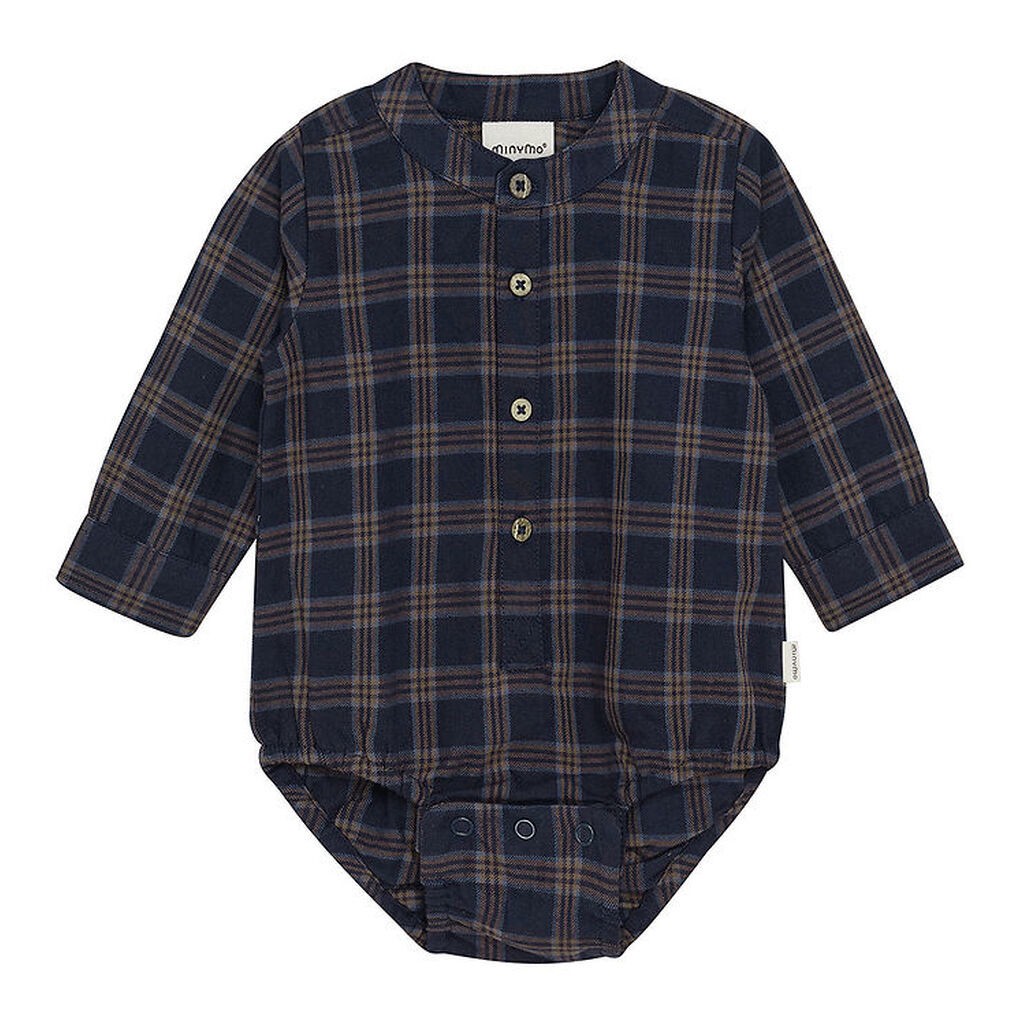 Minymo Skjortebody l/æ - Parisian Night